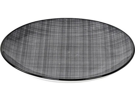 Espiel Πιάτα Φρούτου Κεραμικά Linea Gray 21cm 6τμχ ATA106K6