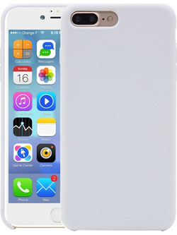 Θήκη Liquid Silicone iPhone 8 Plus / 7 Plus - White