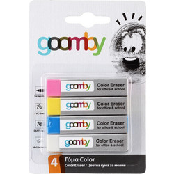 Γόμα για Μολύβι Color 4τεμ