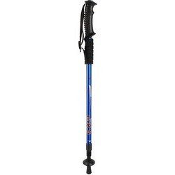 Nordic Walking Sport Stick Τηλεσκοπικό Μπαστούνι Μπατόν Πεζοπορίας Μπλε Αλουμινίου Με Αμορτισέρ Antishock 1τμχ
