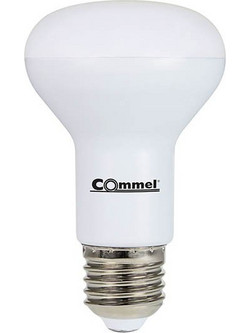 ΛΑΜΠΤΗΡΑΣ LED E27 9W 3000K (ΘΕΡΜΟ ΦΩΣ) 780Lm R63 305-131 COMMEL 3858890449518