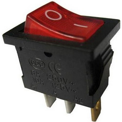 Power Switch On/Off RK2-16 3P Red Διακόπτης Τροφοδοσίας Κόκκινος