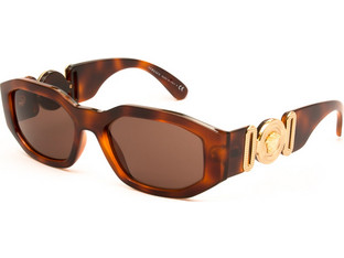 Versace VE4361 5217/73 Γυναικεία Γυαλιά Ηλίου Οβάλ Κοκάλινα Ταρταρούγα με Καφέ Polarized Φακό