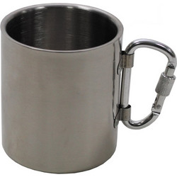 MFH Double Walled Cup Stainless Steel 300ml