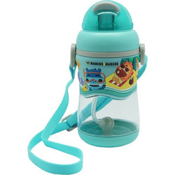 Marcus & Marcus 2 Stage Sippy Cup Παιδικό Μπουκάλι Πλαστικό BPA Free με Καλαμάκι Μπλε