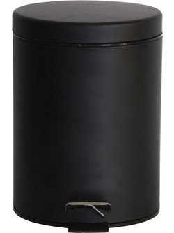 Χαρτοδοχείο Classic 12lt Μαύρο Ματ ESTIA Classic 02-7904