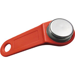 Κλειδιά, Be-Tech IButton, ηλεκτρονικά κλειδιά iButton που χρησιμοποιούνται σε συστήματα ελέγχου πρόσβασης και ηλεκτρονικές κλειδαριές BE-TECH, κόκκινο και μπλε