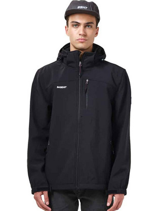 Basehit Ανδρικό Μπουφάν Χειμωνιάτικο Softshell Μαύρο 202.BM11.09-BD