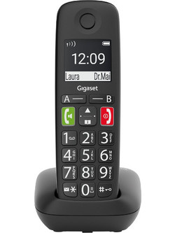 Gigaset E290 Ασύρματο Τηλέφωνο με Ανοιχτή Ακρόαση για Ηλικιωμένους Μαύρο