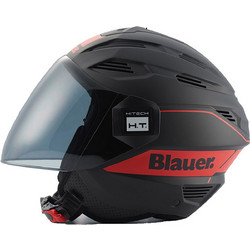 Blauer H.T. Brat H86 Black Matt/Red Κράνος Μηχανής Jet 1000gr