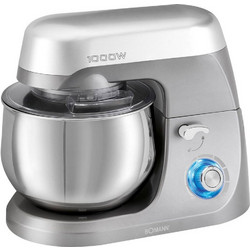 Bomann KM 6009 CB Grey Κουζινομηχανή 1000W με Ανοξείδωτο Κάδο 5lt