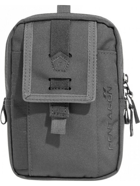 Pentagon Axon Pouch Ανδρική Τσάντα Ώμου / Χιαστί Γκρι K17073-08