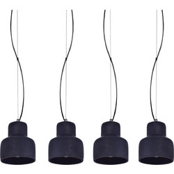 Home Lighting Myra Κρεμαστό Φωτιστικό Οροφής Πολύφωτο E27 Μαύρο 77-4141