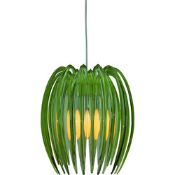 Home Lighting Kendia Κρεμαστό Φωτιστικό Οροφής Μονόφωτο Πράσινο 77-1494