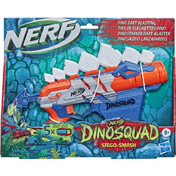 Hasbro Nerf Dinosquad Stego-Smash Dart-Blaster Εκτοξευτής για 8+ Ετών
