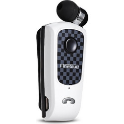 Fineblue F-PLUS Ακουστικό Bluetooth In Ear Πέτου White