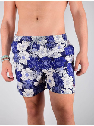 Ted Baker Ανδρικό Μαγιό Σορτς Floral Navy Μπλε 244482