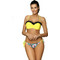 Marko Bikini Set Strapless με Ενίσχυση Floral Κίτρινο Πολύχρωμο M-452 Marko Bikini Set Strapless με Ενίσχυση Floral Κίτρινο Πολύχρωμο M-452