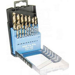 Τρυπάνια κοβαλτίου BENMAN HSS Co 5% 1-10mm σετ 19 τεμαχίων (74677 )