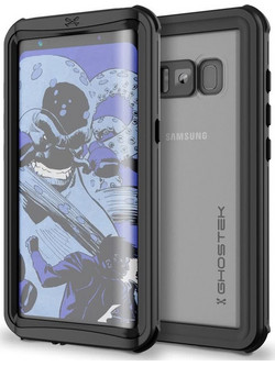 ΘΗΚΗ GHOSTEK NAUTICAL ΑΔΙΑΒΡΟΧΗ για Samsung Galaxy S8 - ΜΑΥΡΟ - GHOCAS620