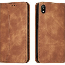 Bodycell Pu Leather Book Case Brown (Xiaomi Redmi 7A)