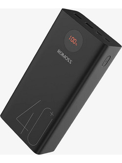 Romoss Zeus40 Power Bank 40000mAh 18W Quick Charge 3.0 Black