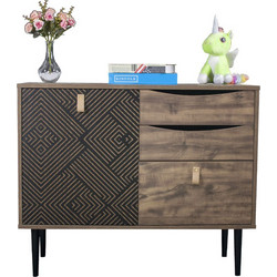 ΚΟΜΟΤΑ Home ΜΑΥΡΗ GREY OAK 90*39.5*75 Fylliana 271-00-022