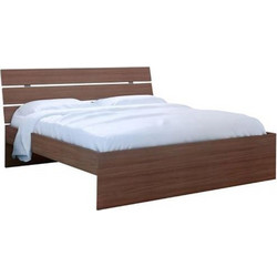 Γ54 Καρυδί Κρεβάτι Διπλό Ξύλινο 150x200cm