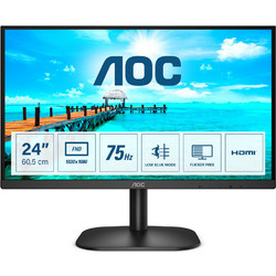 AOC 24B2XHM2 VA Monitor 23.8" 1920x1080 FHD 75Hz 4ms