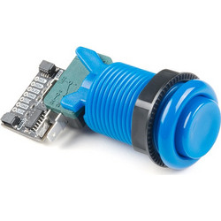 32mm Arcade Button Blue