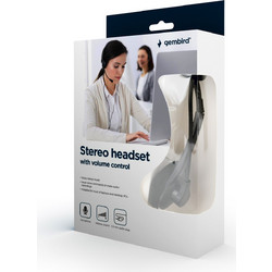 Gembird MHS-123 On Ear Ακουστικά Υπολογιστή με Μικρόφωνο & 3.5mm Jack