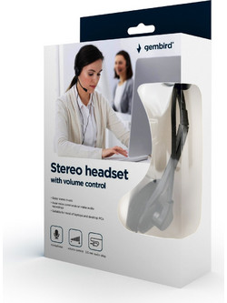 Gembird MHS-123 On Ear Ακουστικά Υπολογιστή με Μικρόφωνο & 3.5mm Jack