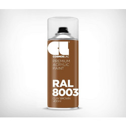 Cosmoslac Premium Acrylic Paint Σπρέι Βαφής Clay Brown RAL8003 Gloss 400ml
