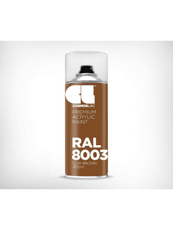 Cosmoslac Premium Acrylic Paint Σπρέι Βαφής Clay Brown RAL8003 Gloss 400ml
