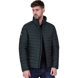 Superdry Double Zip Fuji Ανδρικό Μπουφάν Χειμωνιάτικο Puffer Πετρόλ M5010206A-27E