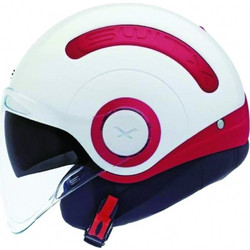 Nexx SX.10 Plain Red/White Κράνος Μηχανής Jet 1200gr