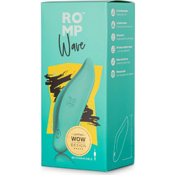 Romp Wave Κλειτοριδικός Δονητής 12cm Πράσινος