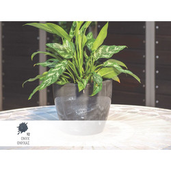 Κασπώ στρογγυλό Linea Natura No 862.5-92 Φ30x25cm Onyx