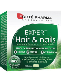 Forte Pharma Expert Hair & Nails Σετ Συμπλήρωμα Διατροφής κατά της Τριχόπτωσης 2x28 Ταμπλέτες