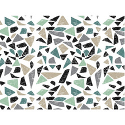 Contento Matteo Σουπλά Βινυλίου 40x30 Retro Mosaic