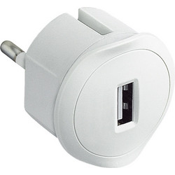 Legrand Φορτιστής Χωρίς Καλώδιο με Θύρα USB-A White
