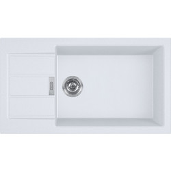 Franke Sirius 2.0 611-78 XL 500 Ένθετος Νεροχύτης Γρανίτη Αντιστρεφόμενος Polar White 78x43.5cm