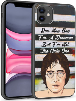 Θήκη iPhone 11 Black TPU - John Lennon