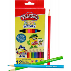 Gim Play-Doh Art & Activity Ξυλομπογιές Σετ 12τμχ 84152