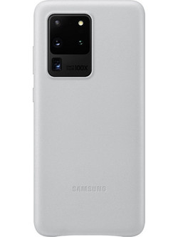 Samsung Leather Cover Light Grey (Galaxy S20 Ultra)