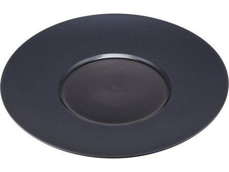 Sunnex Πιάτα Ρηχά Πορσελάνης CDP Μαύρα 25cm 4τμχ CDP003K