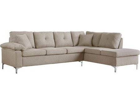 HomeMarkt Zaila Γωνιακός Καναπές Δεξιά Γωνία 282x197x90cm HM3086R