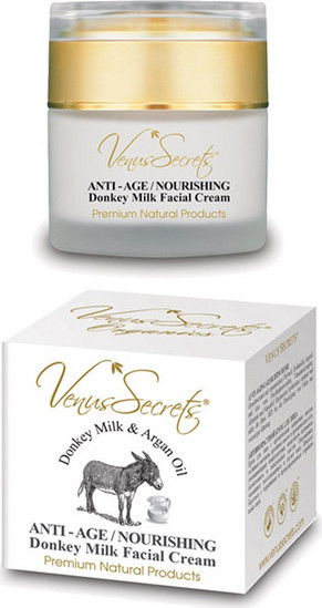 Κρέμα Προσώπου Venus Secrets Donkey Milk Anti-Age Nourishing Cream 50ml