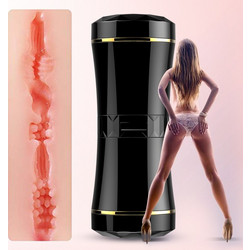 Kinksters Cup Double Ends Pocket Pussy & Mouth Αυνανιστήρι με Δόνηση