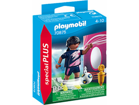 Playmobil City Life Γυναίκα Ποδοσφαιριστής με Εξάσκησης για 4-10 Ετών 70875